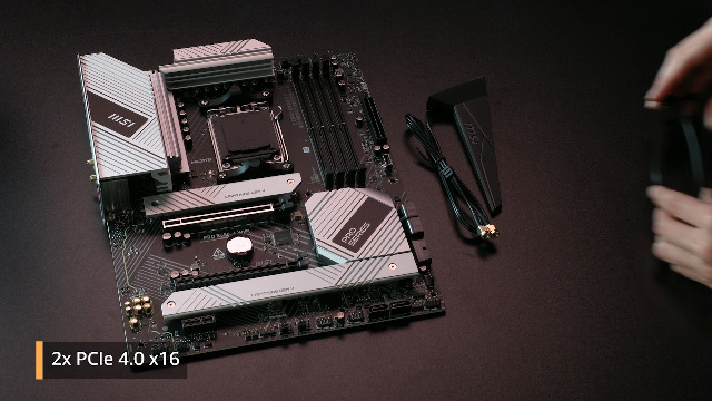 MSI B650M Gaming Plus WiFi Motherboard, mATX - Supports Ryzen 9000